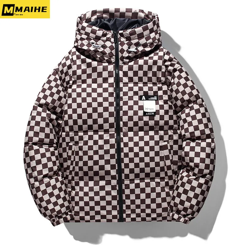 Рисунок 2 - Мужской Двухсторонний пуховик в клетку