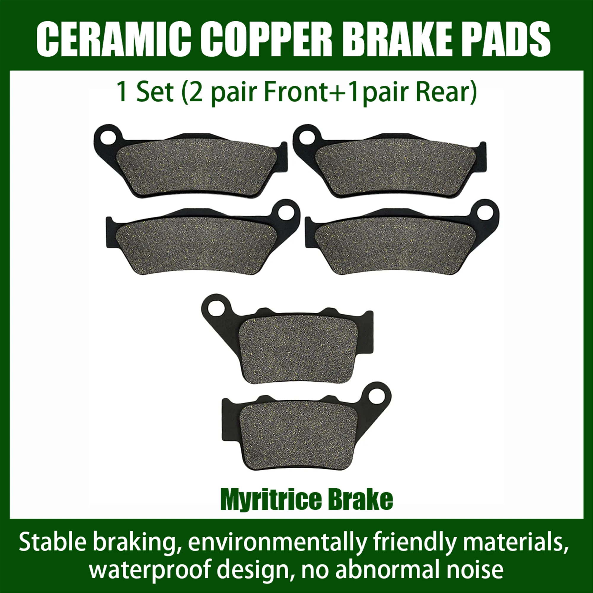 Myritrice Adatto Per Yamaha Tt600R Tt600Re Tt600E Tt600K Xt600Z Xt600Za Pastiglia Freno Anteriore Posteriore Tt 600 R Tt 600 Re Tt 600 E Tt 600 K