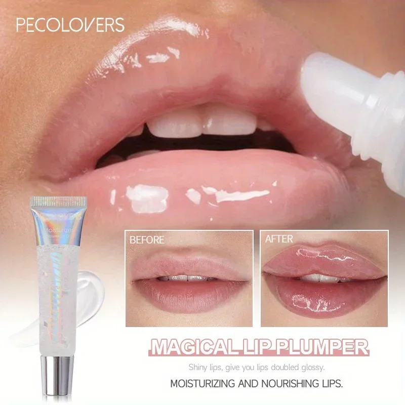 Lip Gloss Waterproof Lasting Moisturizing Glitter Lip Glaze Women Shimmer Plumping Lip Makeup Cosmetics