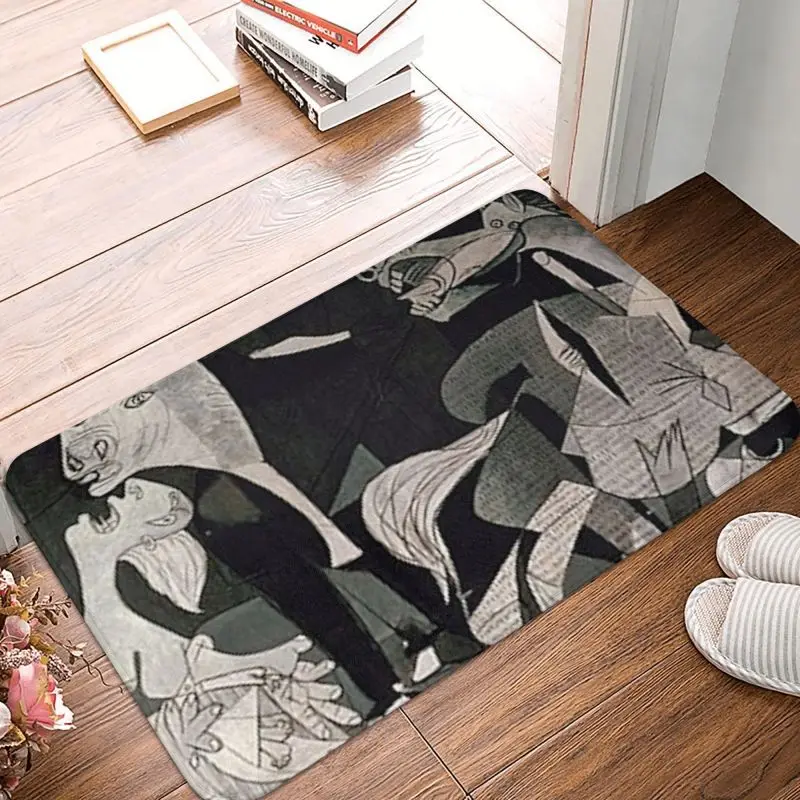 Spagna Pablo Picasso Guernica Zerbino Antiscivolo Bagno Tappetino Da Cucina Giardino Garage Porta Pavimento Ingresso Tappeto Tappeto