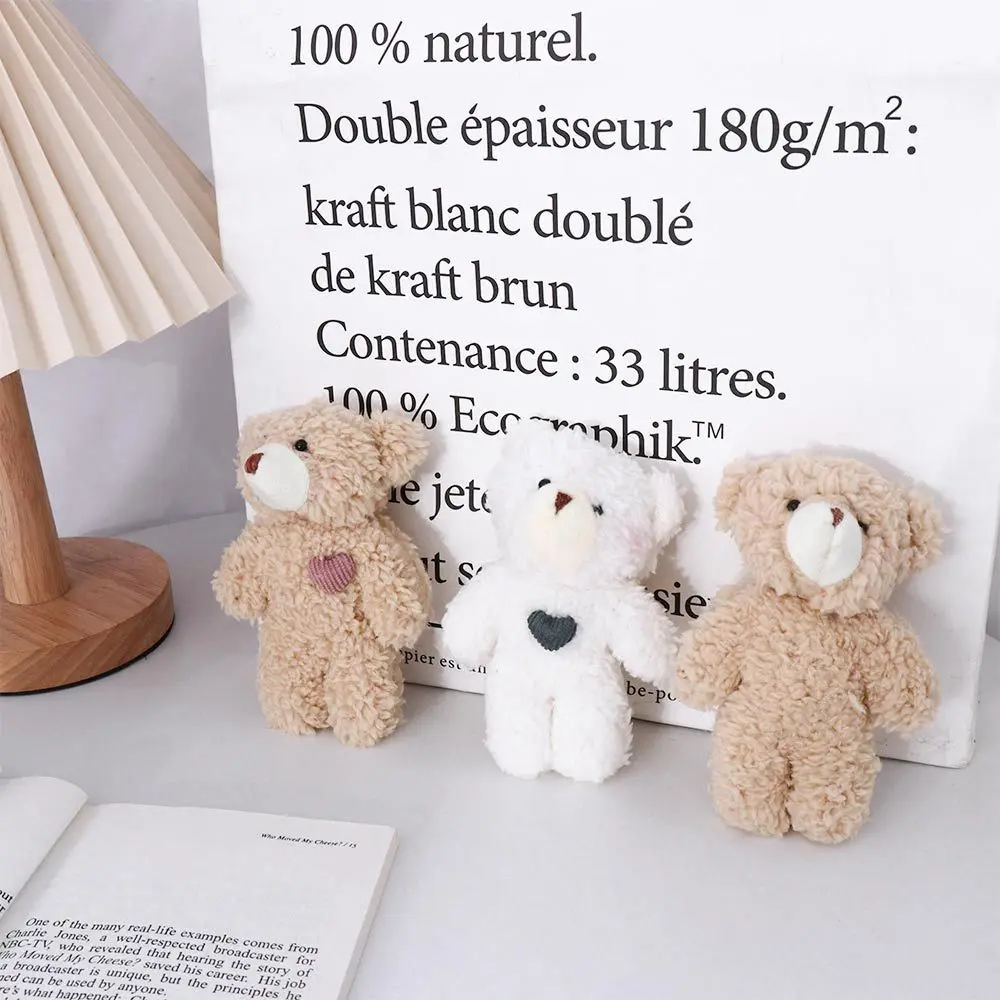 Pendant DIY Trinket Bag Accessories Plush Pendant Bear Plush Keychain Backpack Pendant Dog Plush Keyring Plush Rabbit Keychain faberge egg trinket box