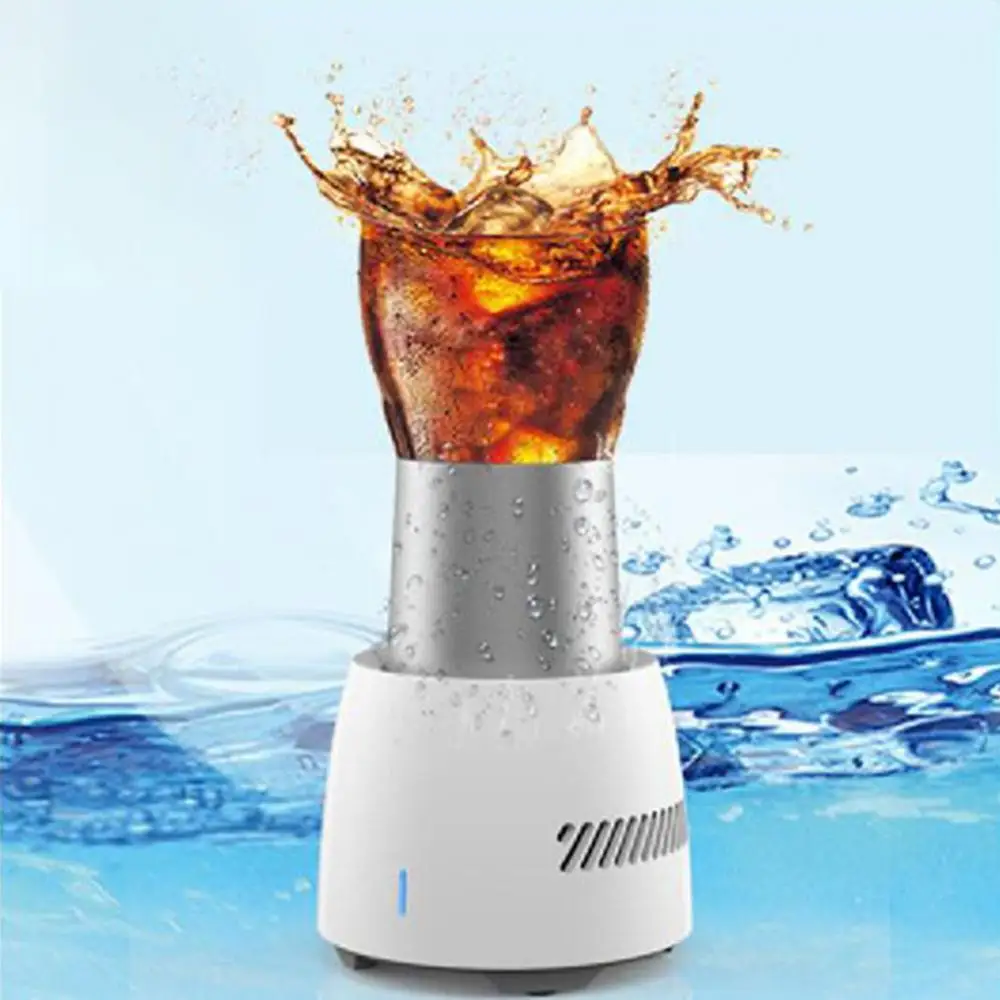 Drink Cooler Beverage Fast Cooler Cup Electric Beer Bottle Can Water Soda Drinks Cooling Mug Mini Electronic Refrigeration Cooler