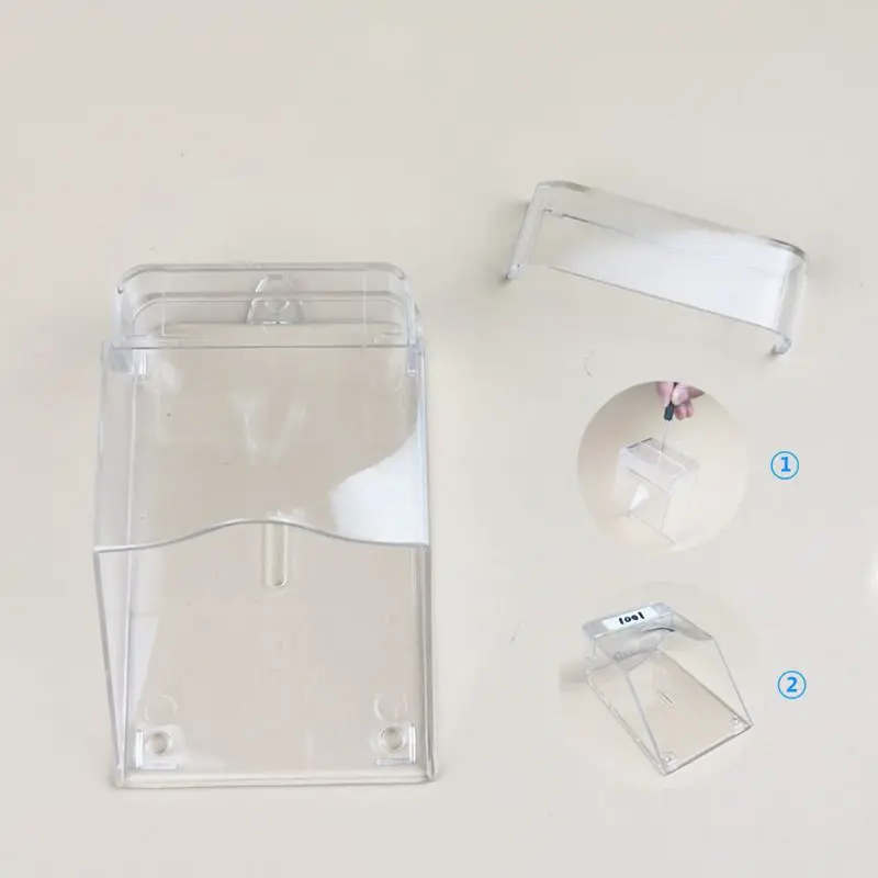 Waterproof Cover for Wireless Doorbell Door Bell Chime Button Transparent