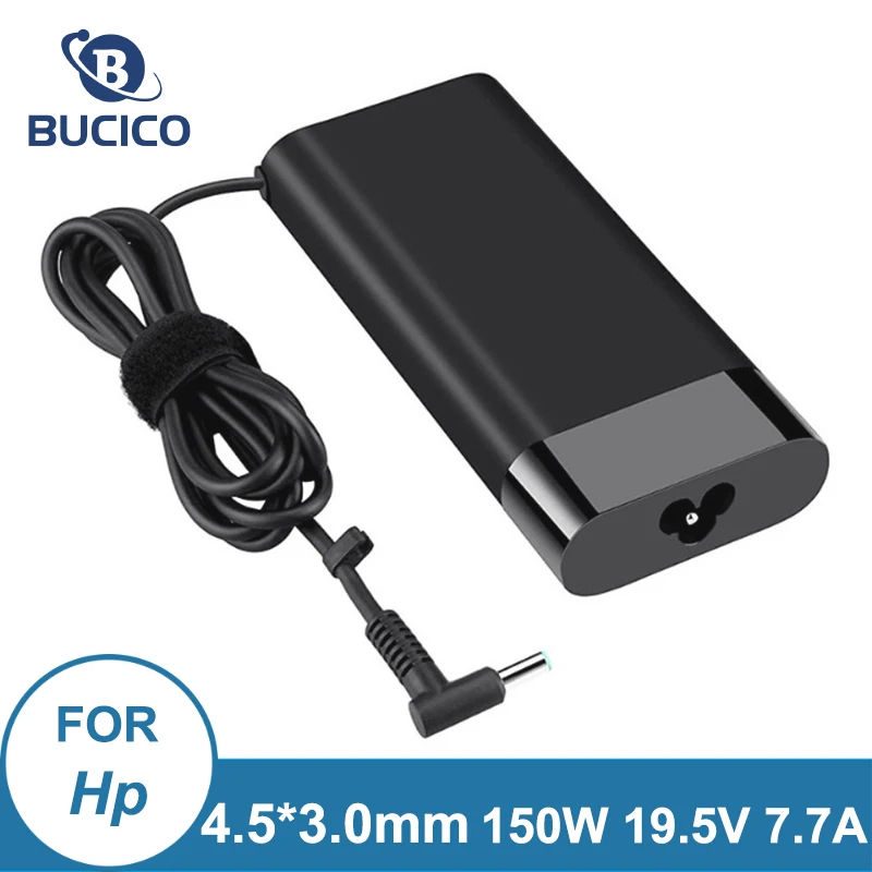 Power Adapter Laptop Charger 19.5V 7.7A 150W Laptop Charger For HP Pavilion Gaming 15 15-CX0020CA 17 17-AN001CA TPN-CA11 TPN-DA09 TPN-DA03 ZBOOK G3 G4 Power
