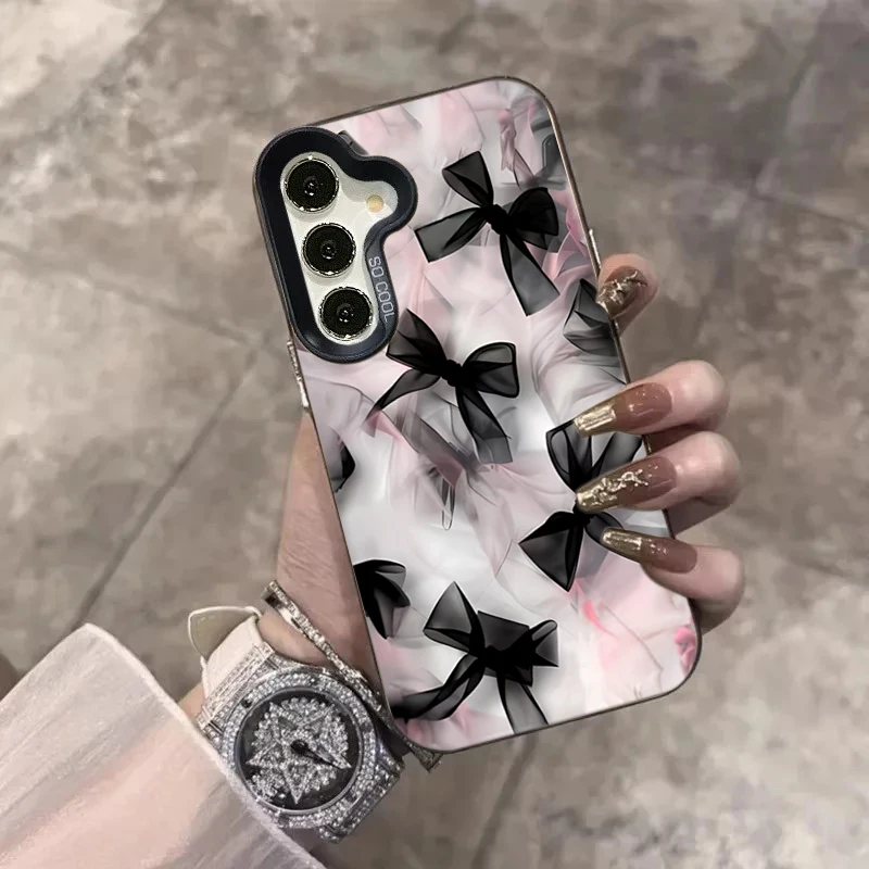 Elegant Lace Bowknot Laser Phone Case