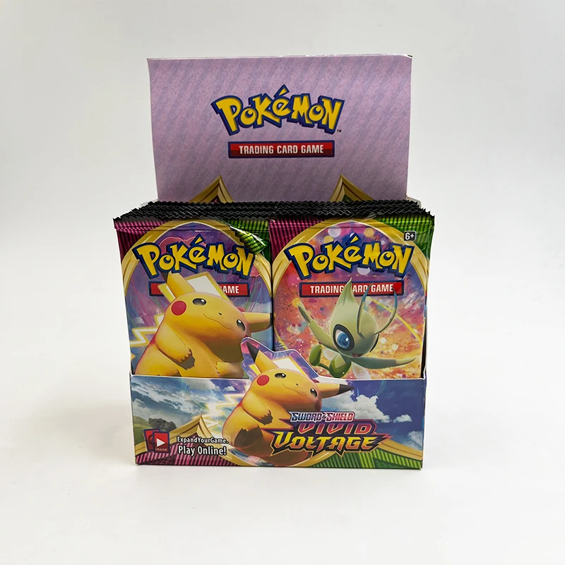 360pcs/Box Pokemon Cards Sword & Shield Sun & Moon Booster Packs Evolution Booster Box Chilling Reign