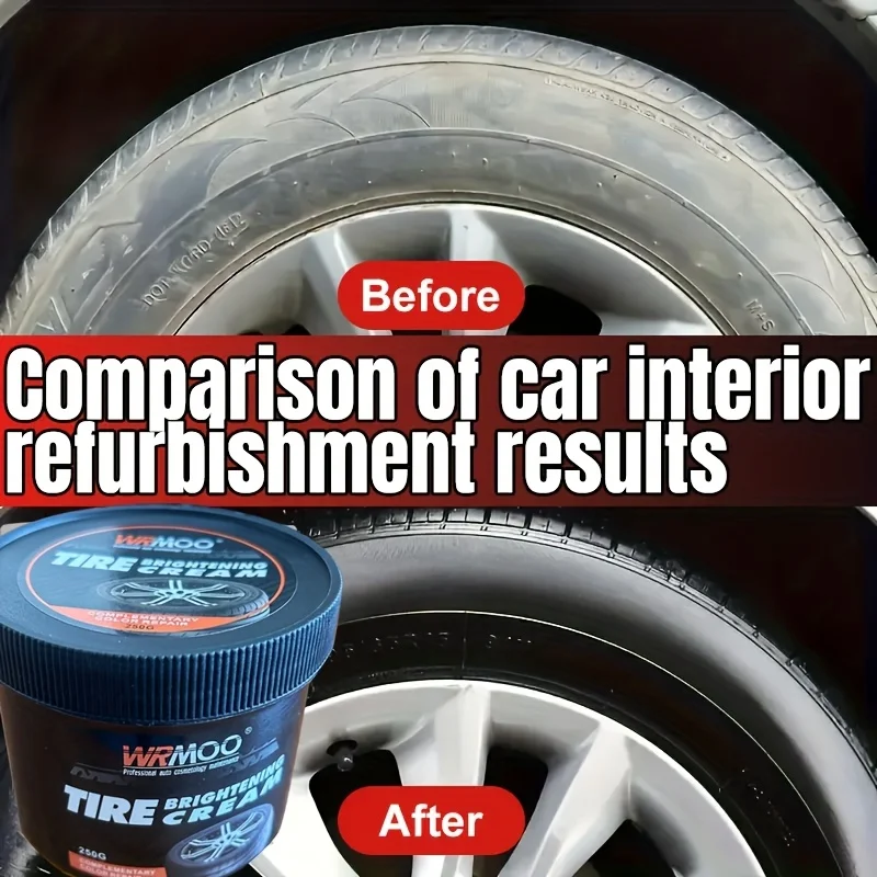 Car Interior Renovation Cream - Scratch/Oxidation/Stain Remover for Dashboard/Leather/Trim, Anti-Aging UV Protection 3