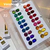 18Color Autumn Maillard Tortoise Shell Gelly Amber Cat Eye Gel Nail Polish Flash Caramel Brown Amber Gel Nail Salon use 3