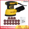 5Inch 300W Random Orbital Sander 12000RPM 6Variable Speed Sander Machine High Performance Dust Collection System for Woodworking 1