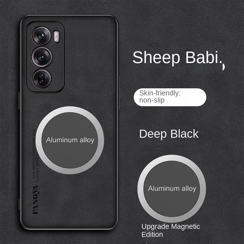 Luxury Soft PU Leather Magnetic Protective Back Cover