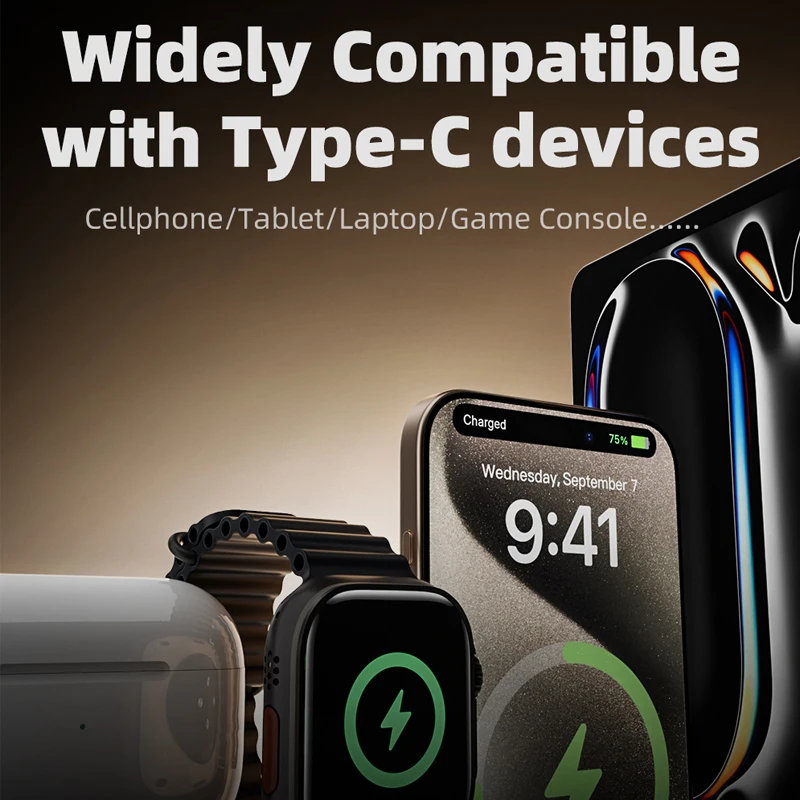 Ultra-Speed USB-C to USB-C Adapter with Digital Display - 240W Power and 8K Support