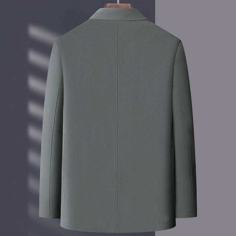 Mens Blazer Men Ice Silk Ultra Thin Casual Sunscreen Small Suit Light Luxury Traceless High end Business Casual Suit Coat