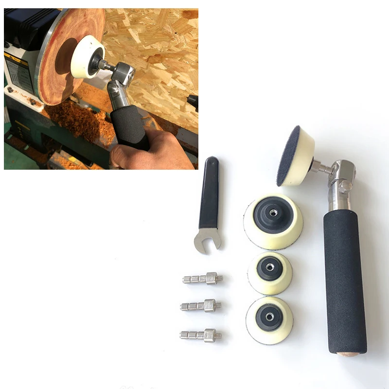 Woodturners Bowl and Spindle Sander Package For Wood Lathes New M16 Polishing Buffing Bonnet Polisher Buffer Wheel Pad Disc Disk