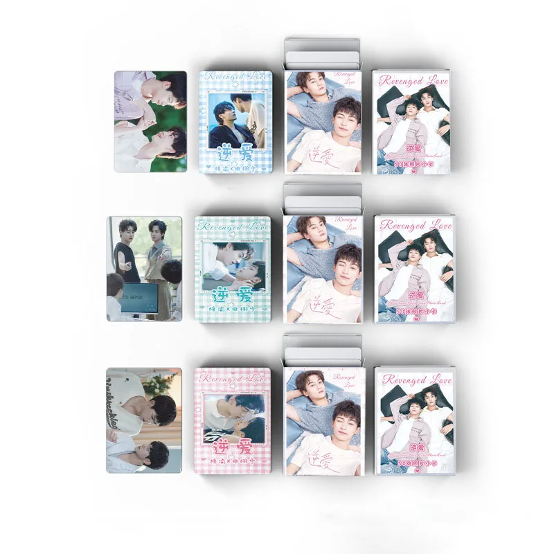 Revenged Love 50Pcs/Set Boxed Laser Card High Quality Double Sides