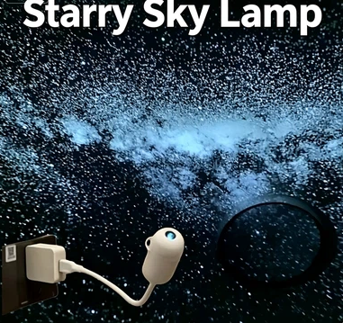 Mini Starry Sky Projector Lamp Usb Portable Galaxy Night Light For Bedroom Sleep Atmosphere Decor Gift