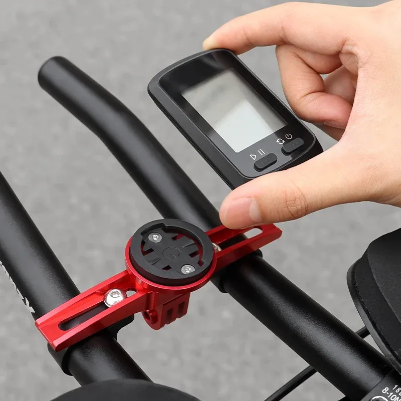 MUQZI Bike Computer Mount 22.2-25.4mm Universal Handlebar Adapter for Garmin/Bryton/Wahoo, Cycling GPS Holder Bicycle Accessorie