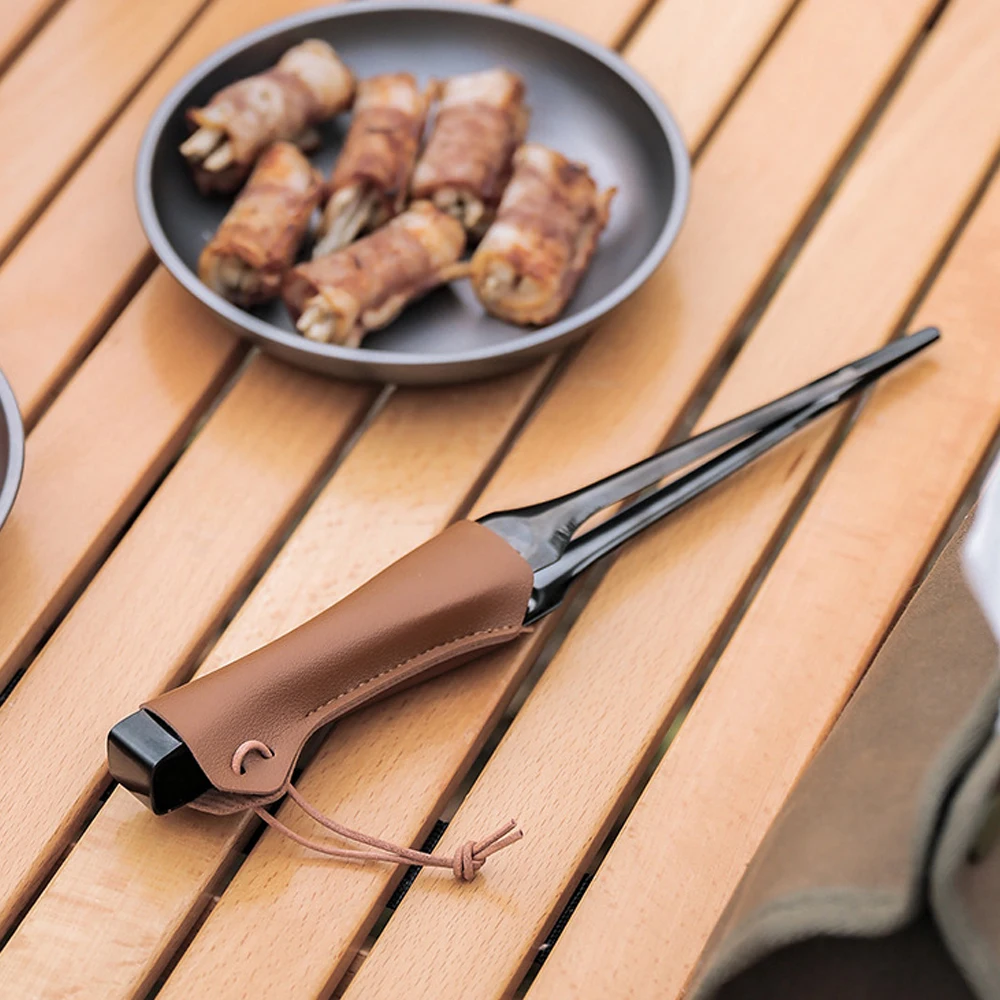 

Outdoor Cooking Clip Stainless Steel Foods Tongs Barbecue Steak Clamp Travelling Picnic BBQ Camping Cookware Clip Supplies