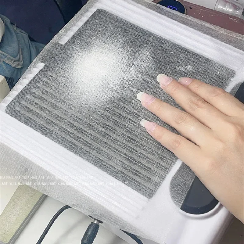 White Dust Collector Replacement Paper Filter Non Woven FabricNail Vacuuming Filter White Cotton Nail Vacuum Cleaner Filter