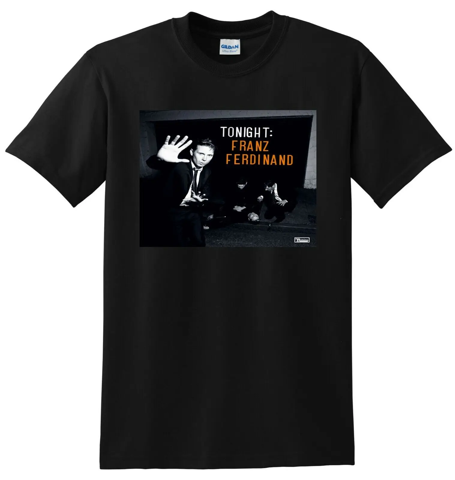 T-Shirt Francis And Tonight Vinyl Cd Cover Small Medium Large O Xl Maniche Lunghe O Corte