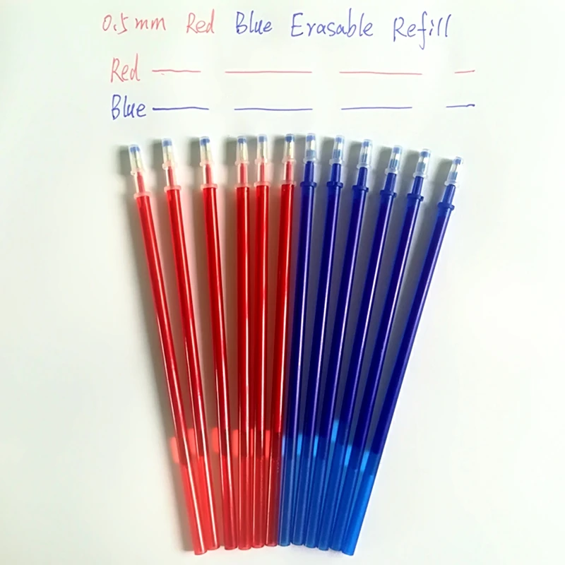 blue red