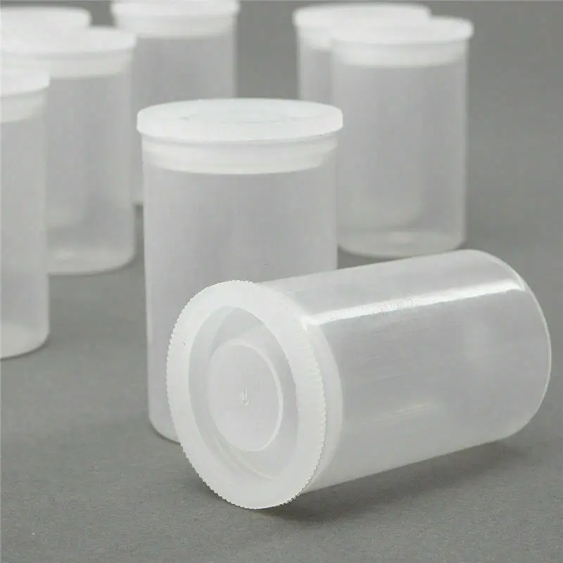 30pc~10Pc 32x54 mm Plastic Cans Empty Bottle Seal Film Case Canisters Container for Accessories Art Bead Coinn Pill Fishing Bait storage box,storage can