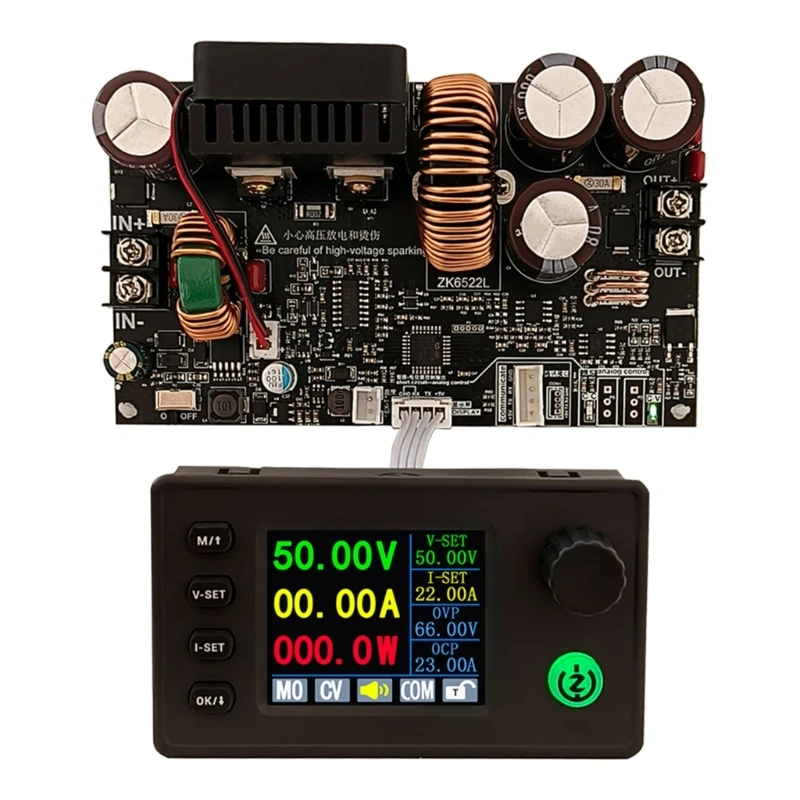 

Direct Current Bucking Converters 6-75V to 0-65V 22A Step-Down Regulator Module Power Voltages Stabilizers