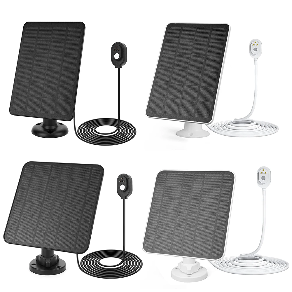 Arlo Pro 5S/4/3 조절식 벽 마운트, 태양광 충전 패널, 블랙 4W, 5 V