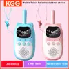2PCS Kids Mini Walkie Talkie Rechargeable 1000mAh Handheld 0.5W 3km Radio Transceiver Interphone Child Christmas Toys Gifts 1