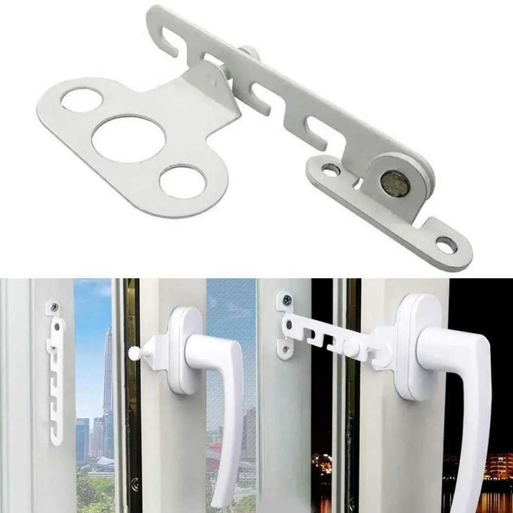 

Adjustable Child Safety Protection Home Security Casement Wind Brace Sash Lock Window Limiter Latch Position Stopper