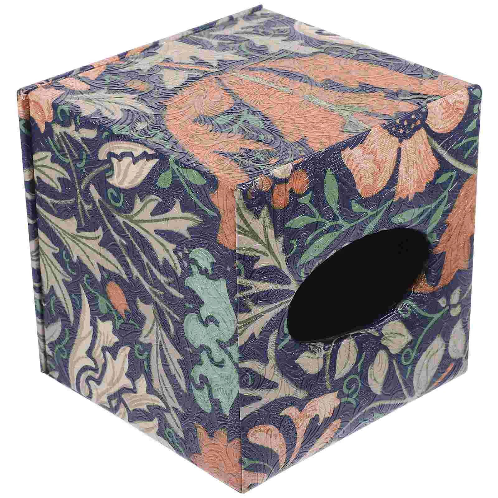

Vintage Towel Box Decorative Tissue Holder Table Dispenser Napkin Storage Case Car Organizer