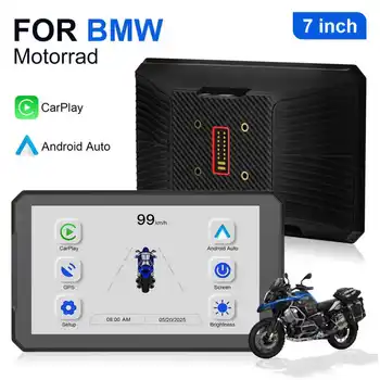 Carplay para bmw XR M1000 R1200GS R1250GS S1000XR R1300GS navegador portátil de motocicleta de 7 pulgadas CarPlay Android Auto Navigator 1