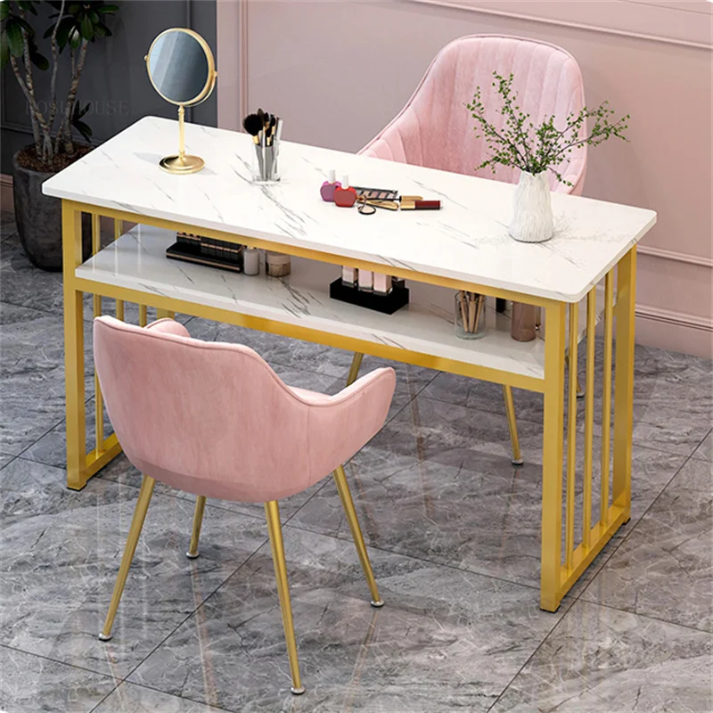 Table à ongles de style japonais, meuble de manucure à tiroir simple et  Double, pour Salon de beauté, maquillage économique, ensemble de chaises de  bureau - AliExpress