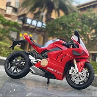 1/12 Ducati Panigale V4S Racing Cross-country Motorcycle Model Simulation Alloy Toy Street Motorcycle Model Collection Kids Gift 1