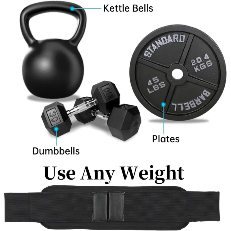 Zethink Factory Hip Thrust Belt Fitness Hip Bridge Belt Pull Up for Dumbbells Kettlebells