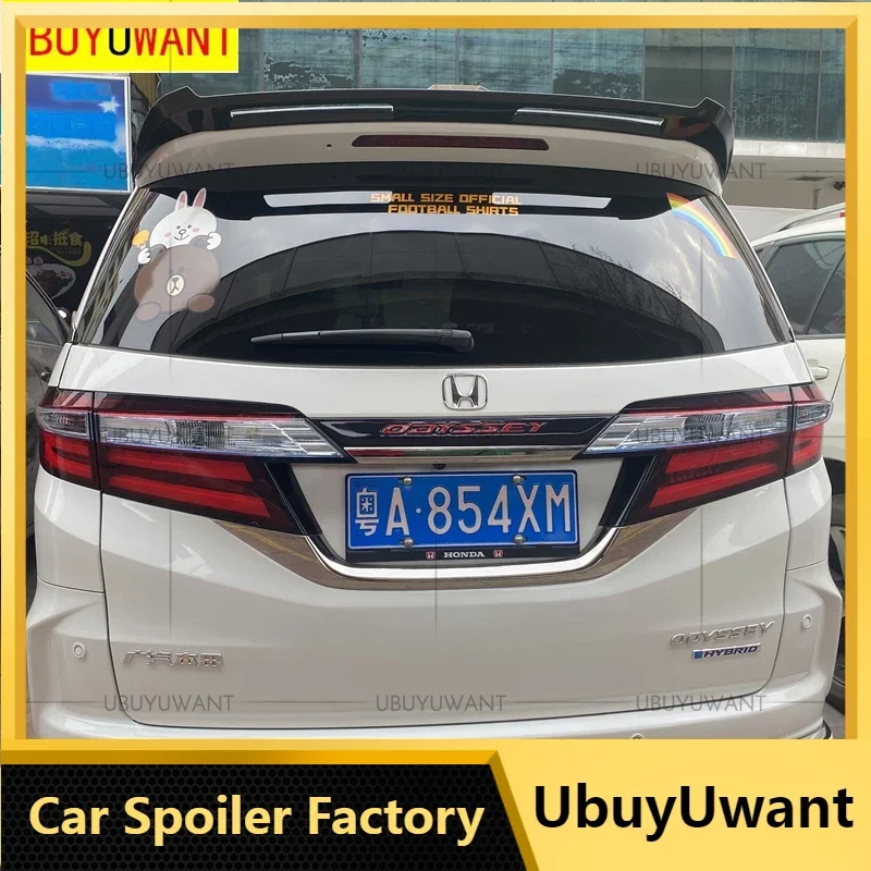 

UBUYUWANT For Honda ODYSSEY Spoiler 2015 2016 2017 2018 2019 High Quality ABS Unpainted/Gloosy Black/Carbon Color Roof Spoiler