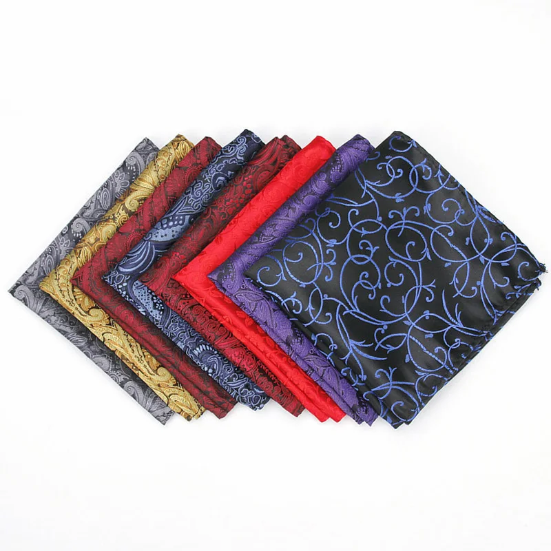 Suits Pocket Square For Men Printed Bandana Handkerchief Fashion Floral Business Chest Towel Hanky Scarves Handkerchiefs hand towels pocket towels