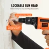 VEVOR Drywall Screw Gun 20V Max Drywall Screwgun 4200RPM Brushles Cordless Drywall Gun Kit Reverse Adjustable Built-in LED Light 5