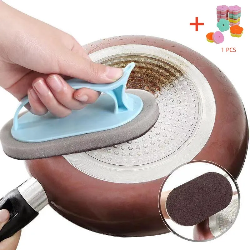 

Strong Decontamination Bath Brush Sponge Tiles Brush Hot Sale Strong Decontamination Bath Brush Kitchen Clean Tools