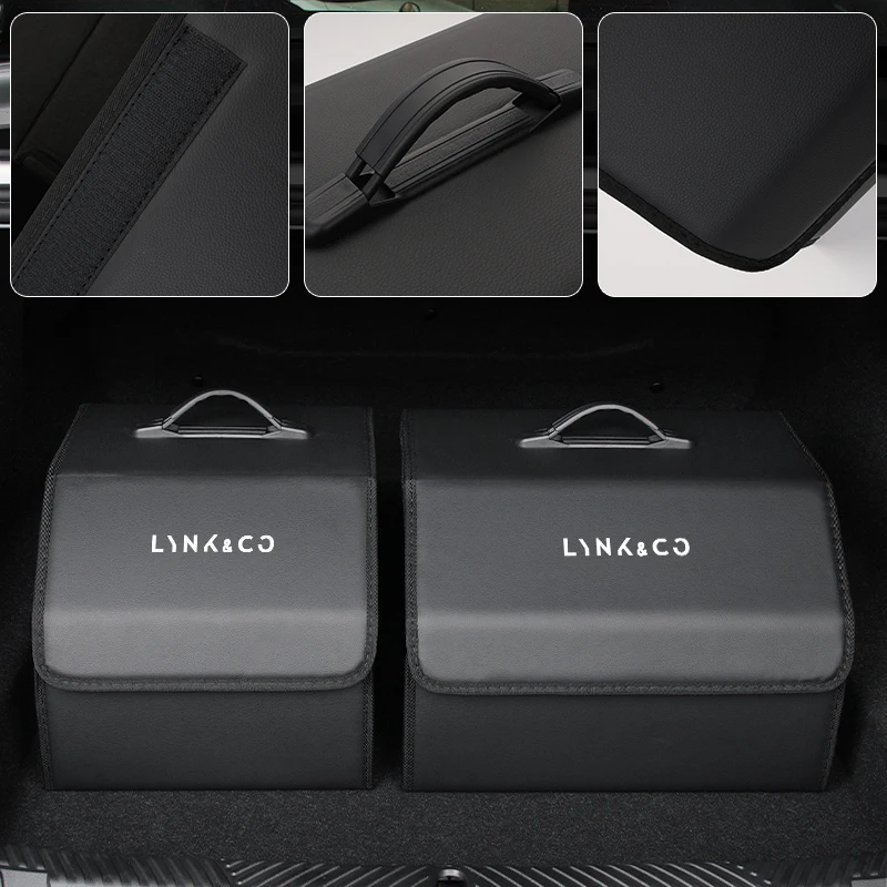 Car Trunk Storage Box Organizer Stowing Tidying Container Bag For LYNK&CO 06 03 05 08 09 01 02 Hatchback BX11 EX11 ZERO LYNK