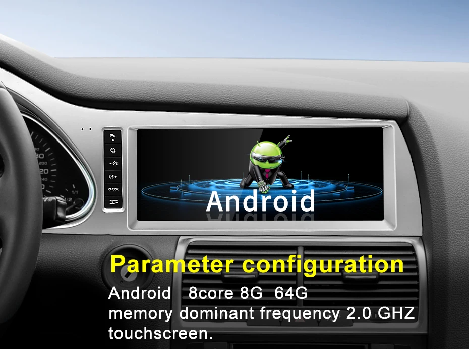 New Car Multimedia Wireless Android AUTO CarPlay 10.25inch Screen For AUDI Q7 20