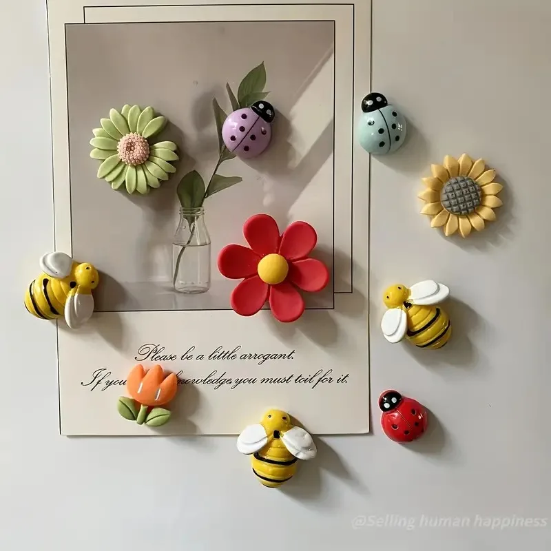 10pcs Adorable Refrigerator Magnets: Durable, Strong Hold Home Decor 6 Sd1e5942f04464316a035a01ec039d31eV