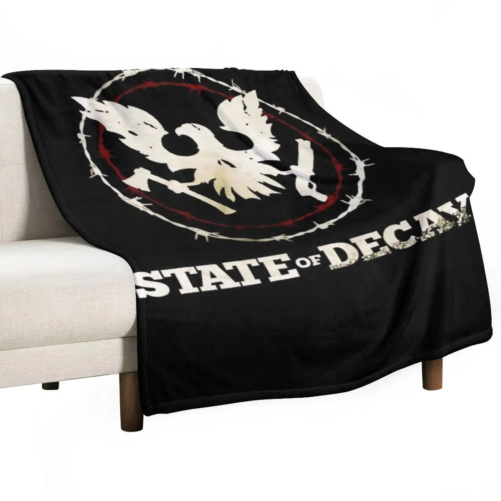 

State Of Decay Logo Throw Blanket Plaid Luxury St Blanket