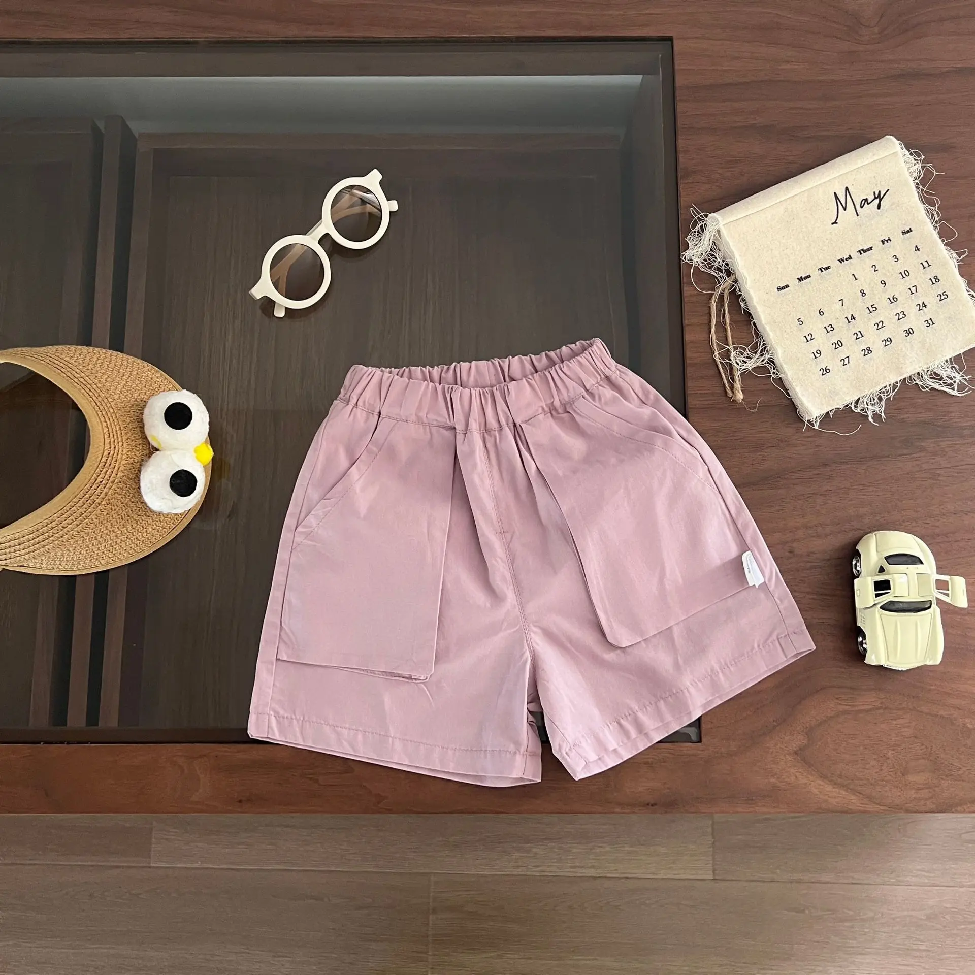 purple shorts