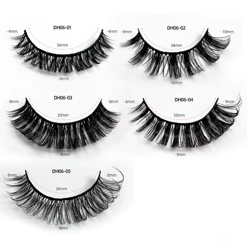 Russian Strip Lashes Fluffy Mink Lashes 3D False Eyelashes Russian Volume Eyelashes Fake Eyelash Extension Make Up 10/2 pairs Eyelash Extensions Fake Eyelashes Eyelash Extension Eyelash Extension Lashes False Eyelashes