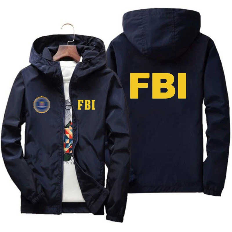 Men's Spring Jacket Printed Outdoor Sports Jacket Hooded Windproof Casual Brand Sports