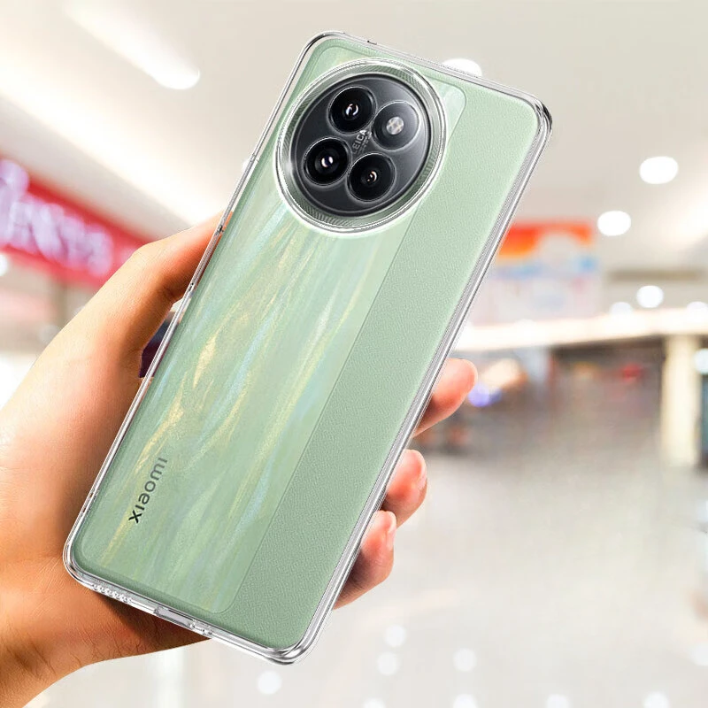 Xiaomi Civi 4 Pro Transparent Soft TPU Protective Phone Case