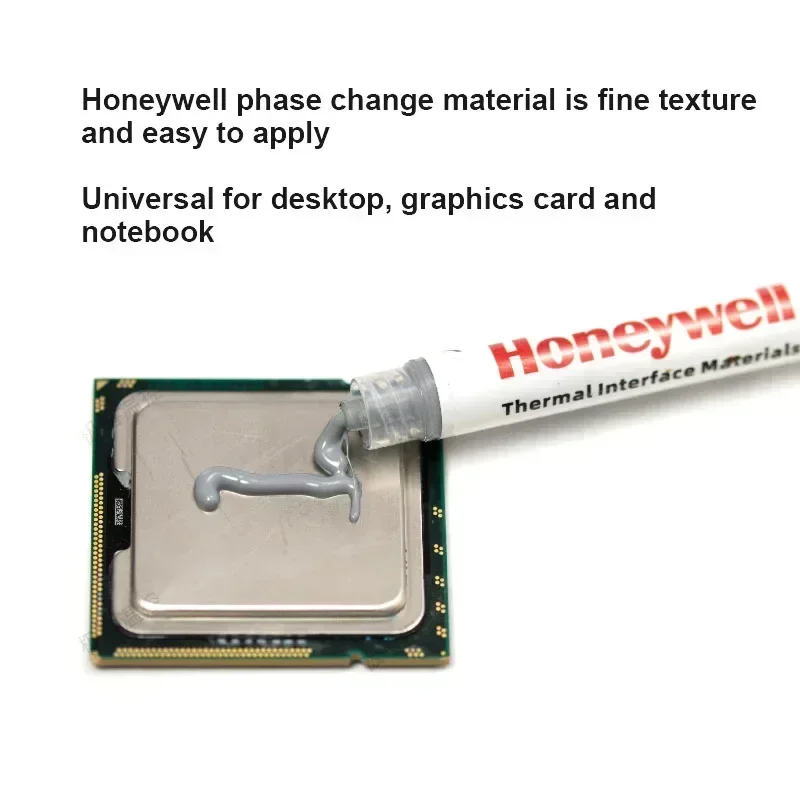 Graxa Térmica para Computador Cpu Placa Gráfica Gpu Mudança de Fase Condutiva Pasta de Silicone Ptm7950sp Honeywell7958sp - Imagem 4