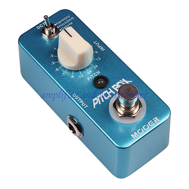 

MOOER Micro Series Pitch Box Transpose Single Block Electric Guitar Effector