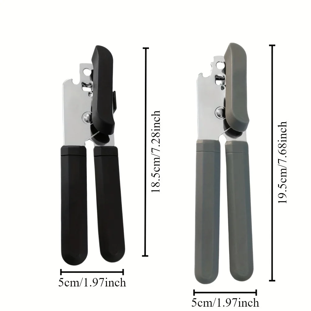 1pc Stainless Steel Multifunctional Professional Can Manual Can Opener Craft Beer Grip Can Opener Bottle Opener Kitchen Gadgets