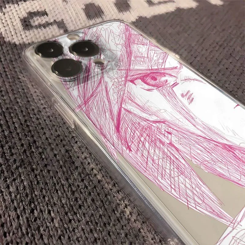 Anime Sketching Characters Phone Case - N-Narutos-A Design Back Cover